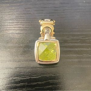 John Medeiros- Square Cut Enhancer Pendant